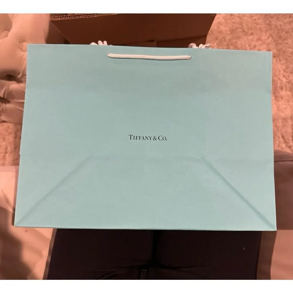 Lot of 4 Tiffany & Co Shopping Bags Empty